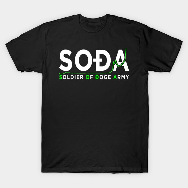 SODA Soldier of Doge Army T-Shirt by DogeArmy